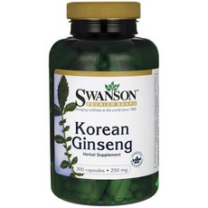 Swanson 코리안 진셍 250mg 캡슐, 300개입, 1개