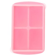 투데코 실리콘 이유식 보관 아이스트레이, 600ml, 핑크, 1개
