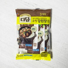 다담 우렁 강된장 비빔양념, 140g, 3개입