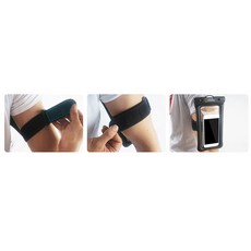 내셔널지오그래픽 4중 잠금 스마트폰 방수팩 + 넥스트랩 + 암밴드, 블랙, 1개 - 이미지 7