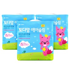 토디앙 핑크퐁 에어슬림 밴드형 기저귀 공용, 5단계, 108매