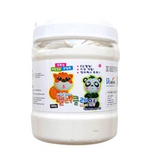 컬러클레이 대용량 용기형, 하양, 500g