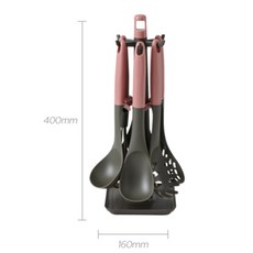 락앤락 써포트 키친툴 7p 세트, 키친툴 7종, 핑크, 1세트