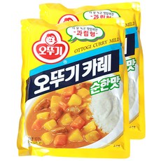 오뚜기 카레 과립형 순한맛, 1kg, 2개