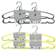 선우랜드 논슬립 심플옷걸이 브라운 20p + 그린 20p, 혼합 색상, 40개