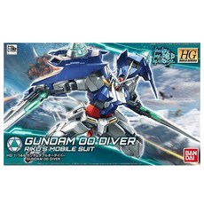 GUNDAM 鋼彈 HGBD000 1/144 雙 O 潛水員塑料型號 BD225728, 1個