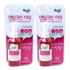 포비스 덴탈 크린 치약, 100ml, 2개