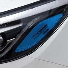 Moon Cloud Reflector 全新 k5 大燈貼花貼紙 黃色（2 件）, 1組, 藍色（每份 2 件）
