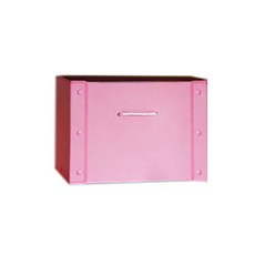 하우디가구 부직포 수납함 360x270x207mm, 핑크, 1개