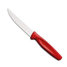 우스토프 드라이작 스테이크 나이프 10cm, 레드, 1개