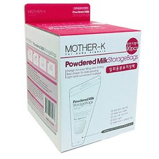 마더케이 일회용 분유저장팩 240ml, 90개입, 1개