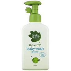 그린핑거 촉촉한 자연보습 베이비 워시, 320ml, 1개