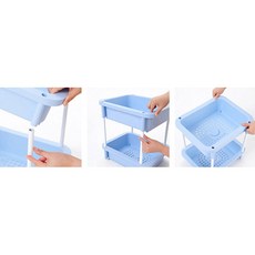 에스&에스 스마일 기저귀 정리함 혼합형직사각, 블루, 1개