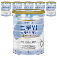 트루맘 슈퍼프리미엄 퀸 분유 1단계, 800g, 6개