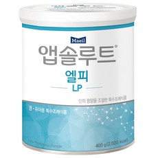 앱솔루트 베이비웰 LP 분유, 400g, 1개