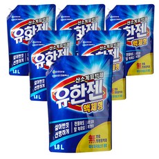유한젠 산소계표백제 액상세제, 1.8kg, 6개