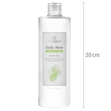 비타할로 데일리 뉴 제주 그린티 클렌징워터, 500ml, 2개