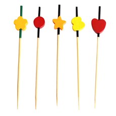 큐티모양픽 소 9cm 랜덤 발송, 50개, 1개
