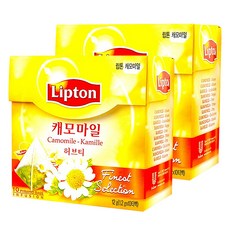 립톤 캐모마일 허브티 1.2g, 20개