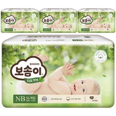 보솜이 디오가닉 18년형 밴드형 기저귀, 224매, 신생아용(NB)