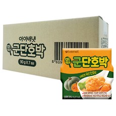 아이배냇 떠먹는 군단호박 90g, 7개, 단호박맛