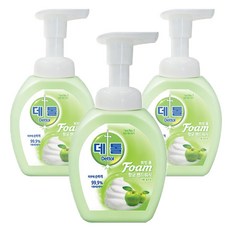 데톨 핸드워시 포밍 애플 본품 250ml, 3개