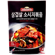 쟌슨빌 삼겹살 소시지볶음, 400g, 1개
