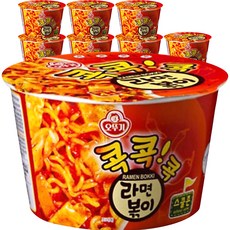 오뚜기 콕콕콕 라면볶이 큰컵, 120g, 8개