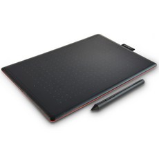 와콤 One By Wacom 중형 펜 타블렛 CTL-672/K0-CX, Black + Red