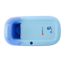 요기쏘 이동식 에어 반신 욕조, 블루, 1개