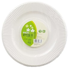 대한웰빙 종이접시 18cm, 10개입, 6개