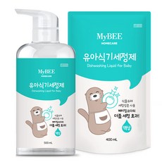 마이비 유아 식기 세정제 액상형 리필, 400ml, 2개