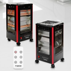 테르톤 이동식 리모컨 오방 난로, TH-5160R, 혼합색상