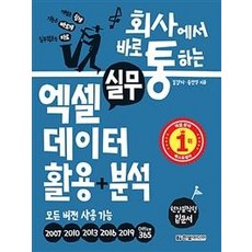 [한빛미디어]회사에서 바로 통하는 실무 엑셀 데이터 활용 + 분석 (모든 버전 사용 가능)