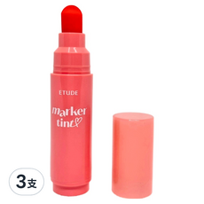 ETUDE 鮮嫩欲滴果汁唇筆 3.5g, 5 杏桃珊瑚, 3支