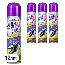 리빙굿 신발 냄새제거제 본품, 250ml, 12개
