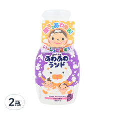 Hakugen 白元 親子同樂 含桃葉精華泡泡入浴劑 葡萄香味, 300ml, 2瓶