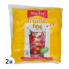 MaxTea 檸檬茶, 清涼消暑、冷熱皆可, 25g, 30包, 2袋