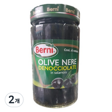 Berni 씨없는 블랙 올리브, 2개, 290g