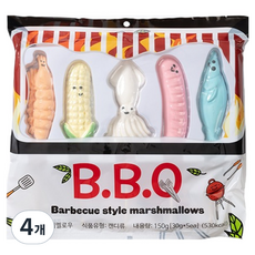 BBQ棉花糖, 4個, 150g