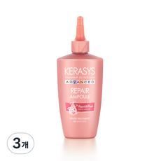 케라시스 어드밴스트 워터 트리트먼트 피치앤로즈, 3개, 220ml