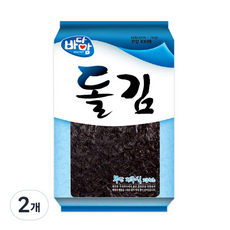 바다맘 돌김 100p, 220g, 2개