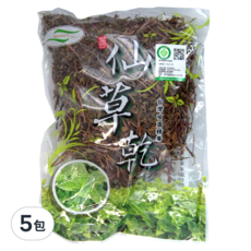 關西鎮農會 仙草乾 180公克±5% 台灣出產, 180g, 5包