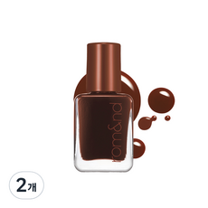 롬앤 무드 페블 네일, 09 앰버, 7ml, 2개