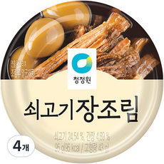 대상 청정원 쇠고기 장조림, 95g, 4개