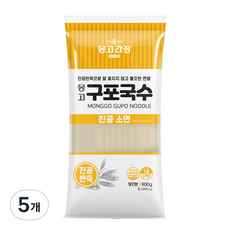 몽고식품 구포국수 진공소면, 900g, 5개
