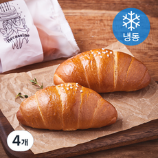 베카신 버터 소금빵 (냉동), 65g, 1개입, 4개 65g, 4개