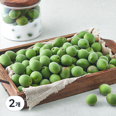 새벽경매 엑기스용 매실, 3kg, 2개