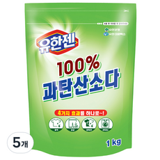 유한젠 과탄산소다 리필, 1kg, 5개