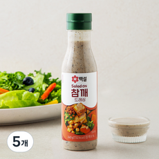 백설 참깨 드레싱, 240g, 5개